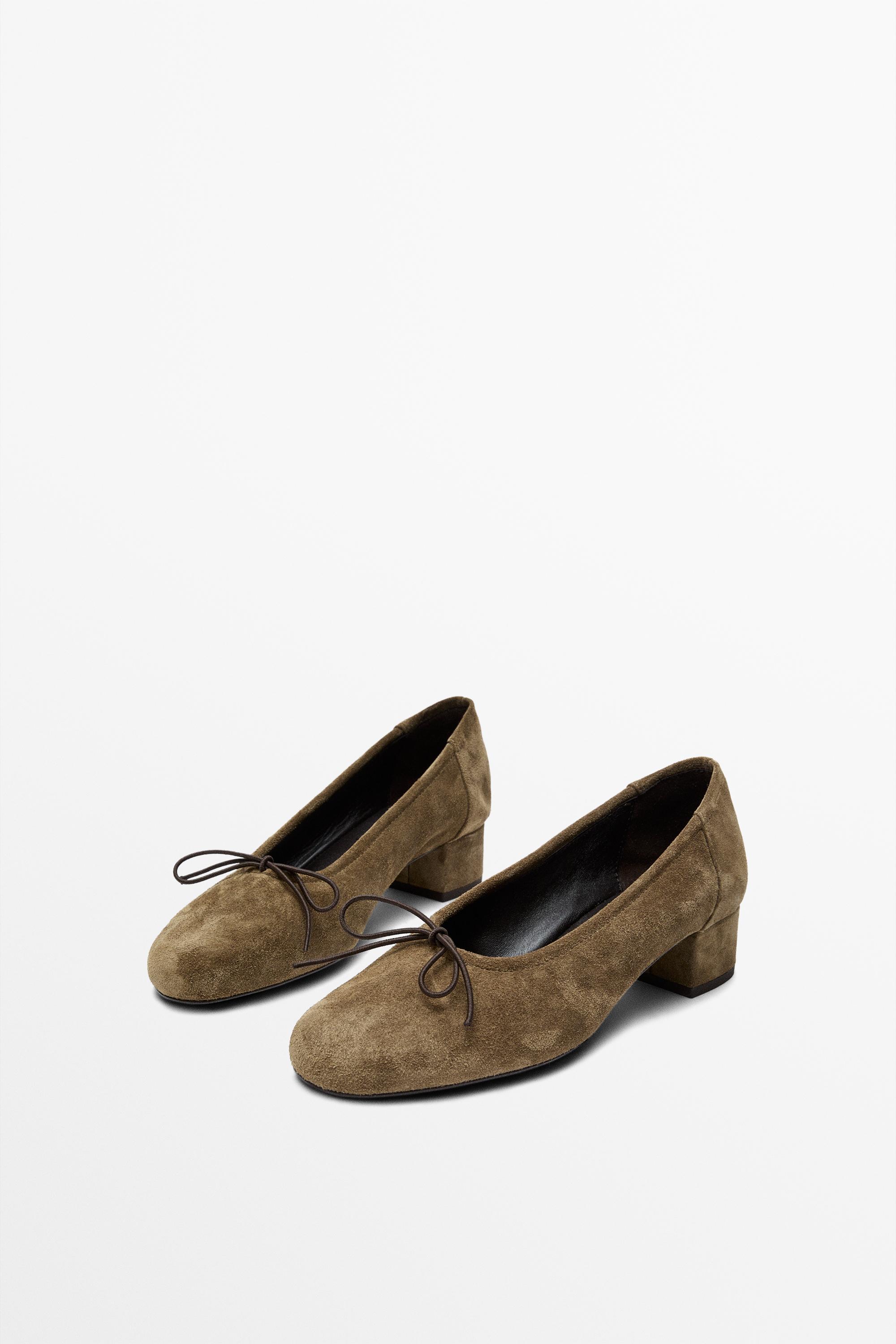 High-heel ballerinas
